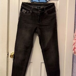 Faded Glory Women's Dark Wash Skinny Jeans